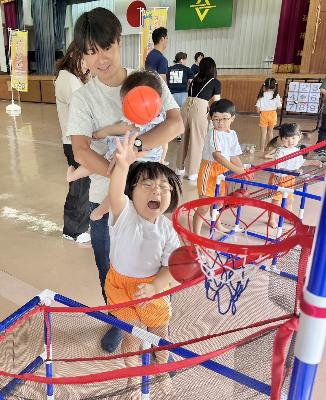 押方保育園バスケ
