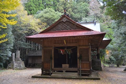 黒口神社を正面から撮影した写真