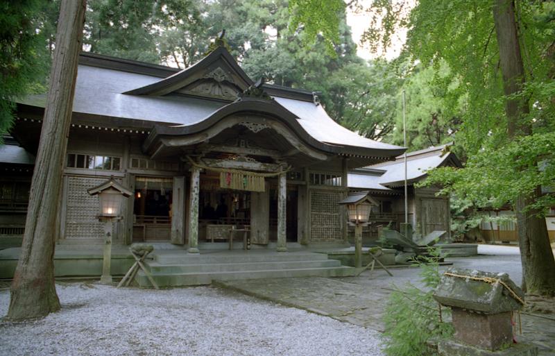 高千穂神社の境内の写真